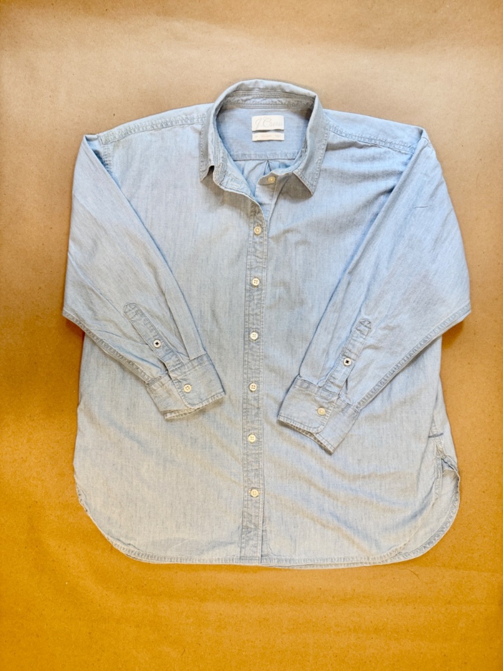 J. Crew Chambray 12P Denim Shirt